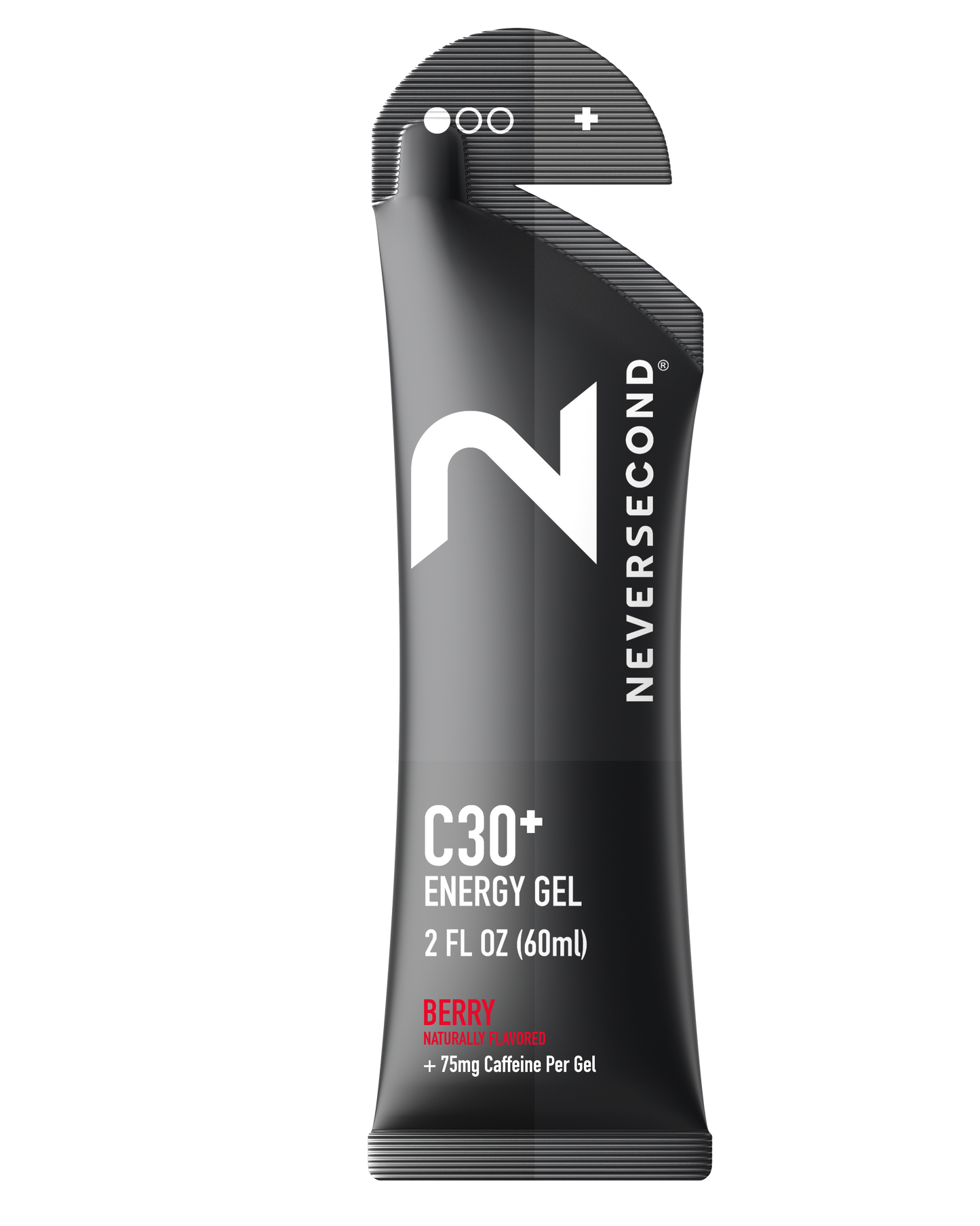 Never Second Gel energético C30 sabor Berry+75mg de Cafeína 1 pieza