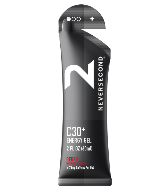 Never Second Gel energético C30 sabor Berry+75mg de Cafeína 1 pieza