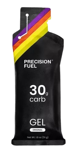 Precision Gel. Nutrición óptima con 30g de carbohidratos por porción.