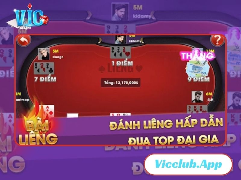 Chơi liêng tại Vic Club ngay hôm nay